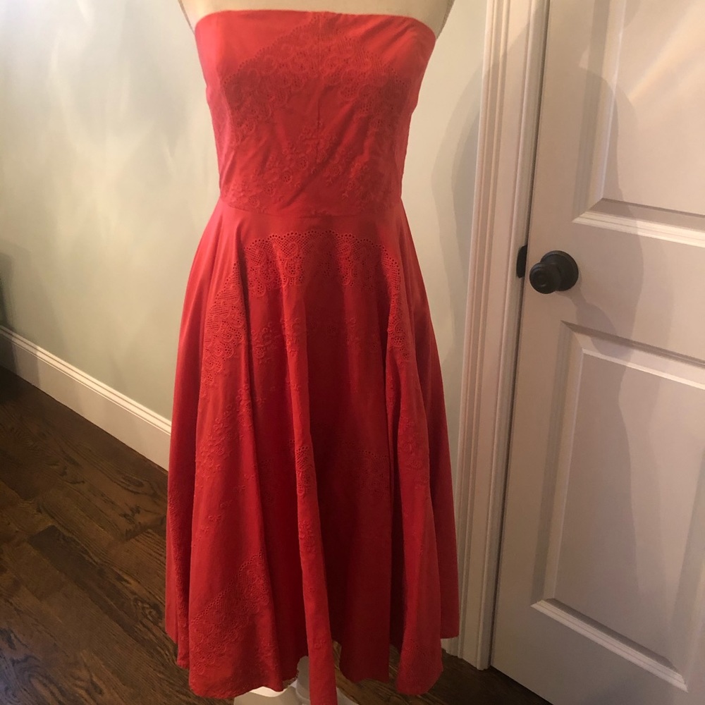 White House black market fit & flare dress